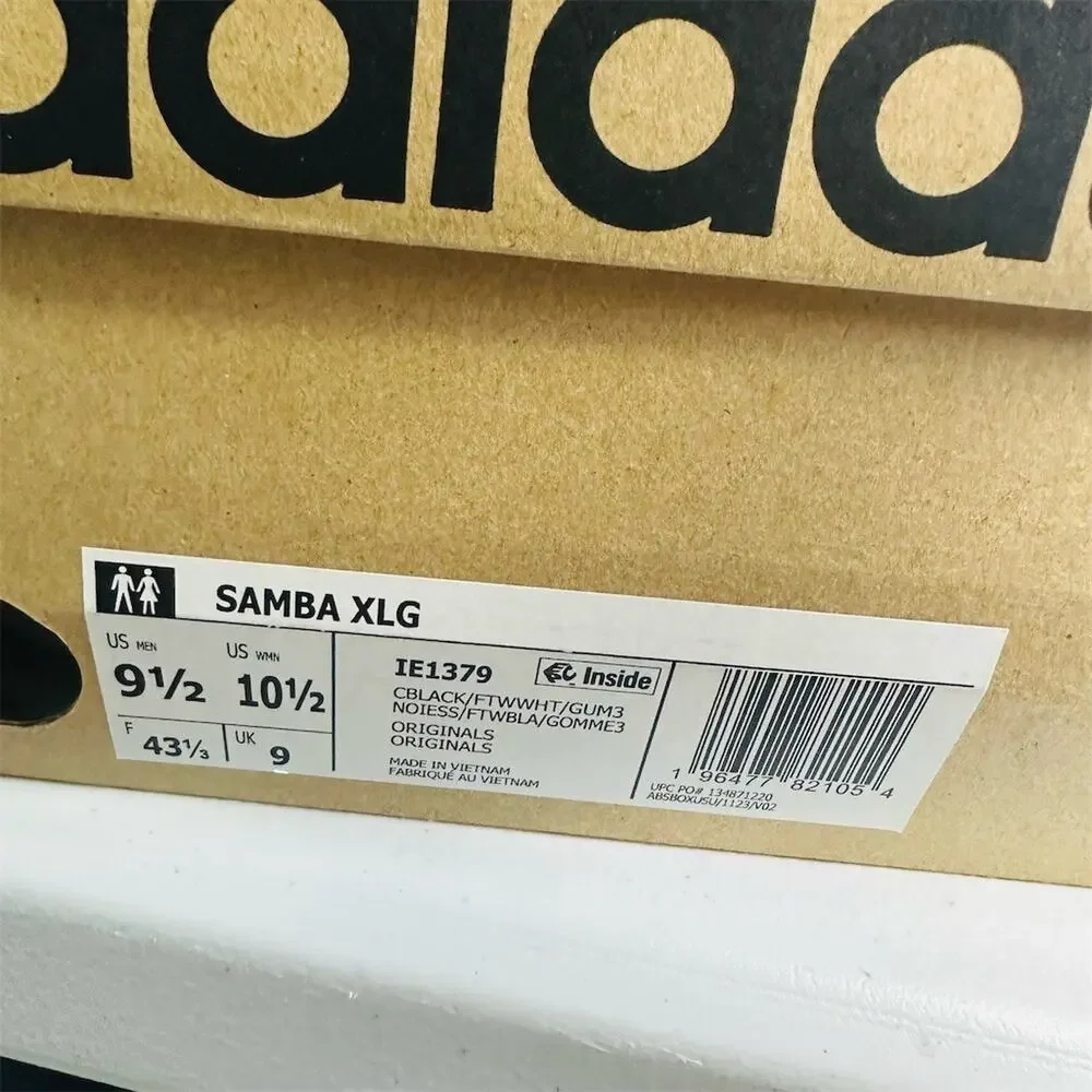 Adidas Originals Samba XLG Black/White Gum IE1379 | Men’s 9.5 / Women’s 10.5 US